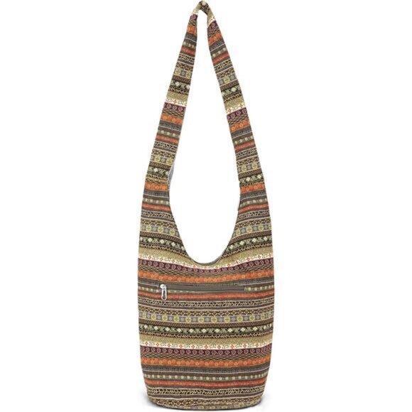 Women Shoulder Handbags Fashion canvas Hippie Crossbody Bags Bohemian Prints - Picture 4 of 7